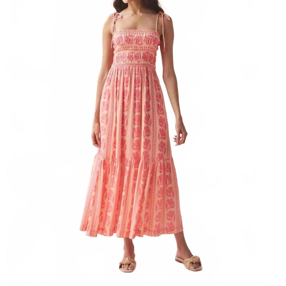 NEW OMIKA adley maxi dress in lara flamingo